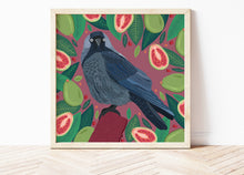 Load image into Gallery viewer, Jackdaw and Guavas Print