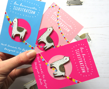 Load image into Gallery viewer, Llama Enamel Pin