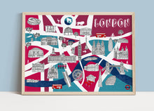 Load image into Gallery viewer, London Illustrated Map
