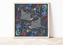 Load image into Gallery viewer, Manta Ray Print