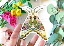 Load image into Gallery viewer, Large Moth Vinyl Sticker
