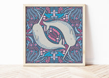Load image into Gallery viewer, Narwhal Print