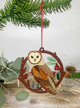 Load image into Gallery viewer, Owl Christmas Tree Decoration
