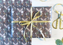 Load image into Gallery viewer, Christmas Owls Wrapping Paper