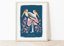 Load image into Gallery viewer, Painted Stork Print
