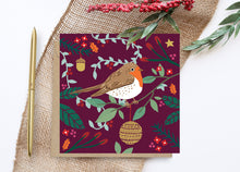 Load image into Gallery viewer, Robin Christmas Card