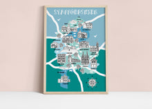 Load image into Gallery viewer, Staffordshire Illustrated Map