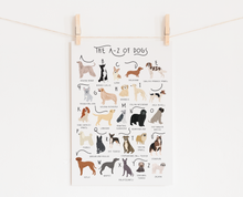 Load image into Gallery viewer, A-Z of Dogs Poster
