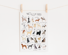 Load image into Gallery viewer, A-Z of Dogs Poster