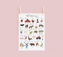 Load image into Gallery viewer, A-Z Farm Poster