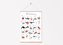Load image into Gallery viewer, A-Z Ocean Poster