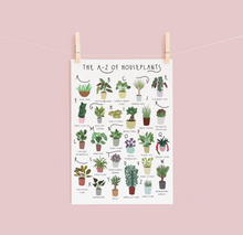 Load image into Gallery viewer, A-Z of House Plants Poster