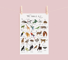 Load image into Gallery viewer, A-Z Jungle Poster