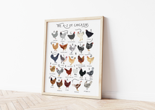 Load image into Gallery viewer, A-Z of Chickens Poster