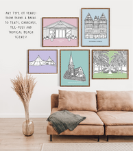 Load image into Gallery viewer, Custom Wedding Venue Portrait Print