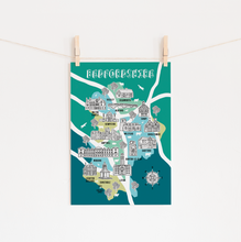 Load image into Gallery viewer, Bedfordshire Illustrated Map