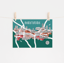 Load image into Gallery viewer, Berkshire Illustrated Map