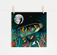 Load image into Gallery viewer, The Jungle and the Ocean Print
