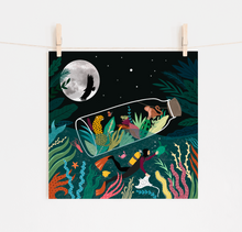 Load image into Gallery viewer, The Jungle and the Ocean Print
