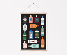 Load image into Gallery viewer, Gin Bottles Print