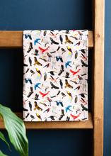 Load image into Gallery viewer, Bird Print Tea Towel
