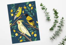 Load image into Gallery viewer, Yellow Birds & Lemons Print