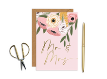 Load image into Gallery viewer, Mr &amp; Mrs Wedding Card
