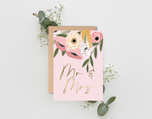 Load image into Gallery viewer, Mr & Mrs Wedding Card