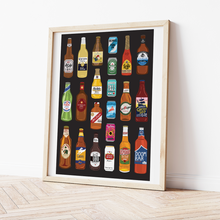 Load image into Gallery viewer, Beer Bottles Print