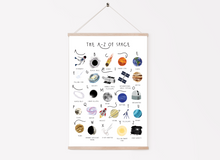 Load image into Gallery viewer, A-Z of Space Print