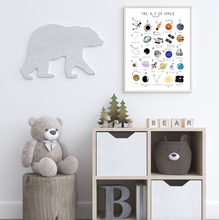 Load image into Gallery viewer, A-Z of Space Print