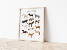 Load image into Gallery viewer, Horses & Ponies Print