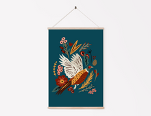 Load image into Gallery viewer, The Pheasant & The Berries Print