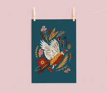 Load image into Gallery viewer, The Pheasant & The Berries Print