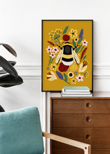 Load image into Gallery viewer, The Bee & The Foliage Print