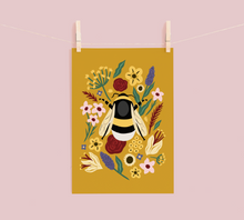 Load image into Gallery viewer, The Bee & The Foliage Print