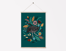 Load image into Gallery viewer, The Guinea Fowl & the Flowers Print