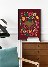 Load image into Gallery viewer, The Hare & The Roses Print