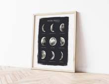 Load image into Gallery viewer, Moon Phases Print