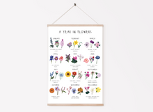 Load image into Gallery viewer, A Year In Flowers Print