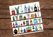 Load image into Gallery viewer, Kitchen food Packaging & Plants Print