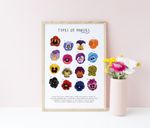 Load image into Gallery viewer, Pansies Print