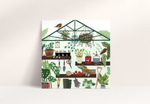Load image into Gallery viewer, Gardener's Greenhouse Print
