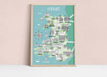Load image into Gallery viewer, Wales Illustrated Map