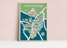 Load image into Gallery viewer, Warwickshire Illustrated Map