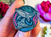 Load image into Gallery viewer, Manta Ray &amp; Whale Enamel Pin
