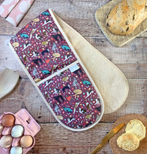 Load image into Gallery viewer, Whippet Print Oven Glove