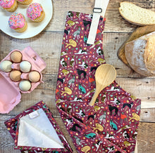 Load image into Gallery viewer, Whippet Print Apron