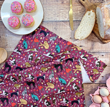 Load image into Gallery viewer, Whippet Print Tea Towel