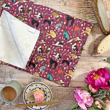 Load image into Gallery viewer, Whippet Print Tea Towel